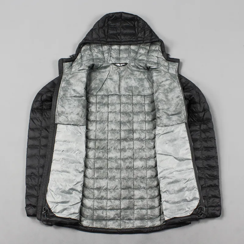 The North Face Mens Thermoball Hooded Jacket Asphalt Grey-2