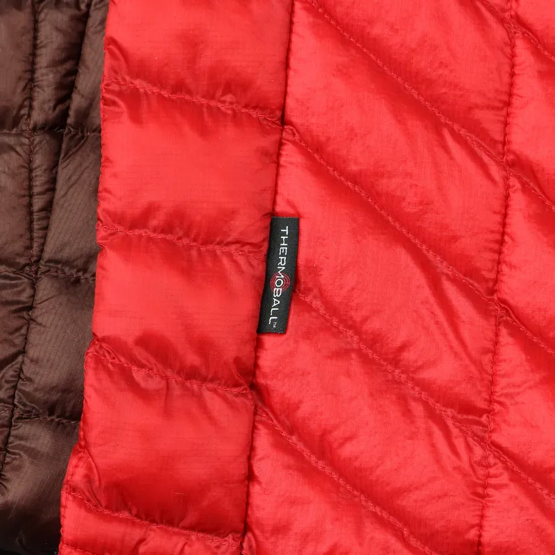 The North Face Thermoball Hoodie TNF Red Sequoia Red-4
