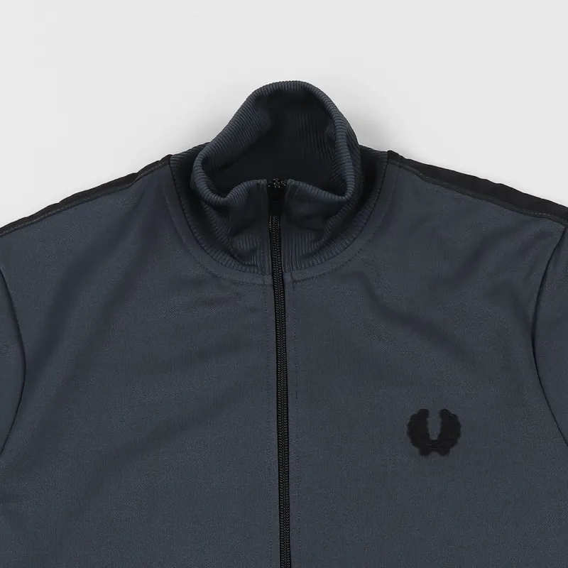 Fred Perry Tonal Taped Track Jacket Lead-2