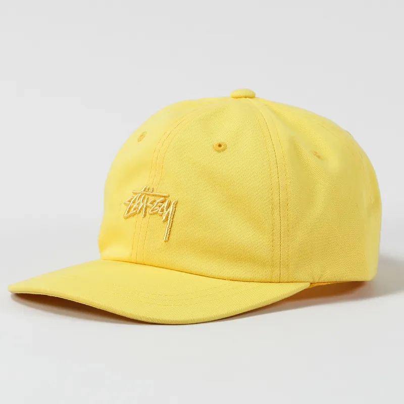 Stussy Tonal Stock Low Cap Yellow
