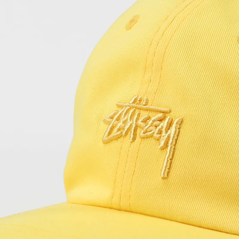 Stussy Tonal Stock Low Cap Yellow-1