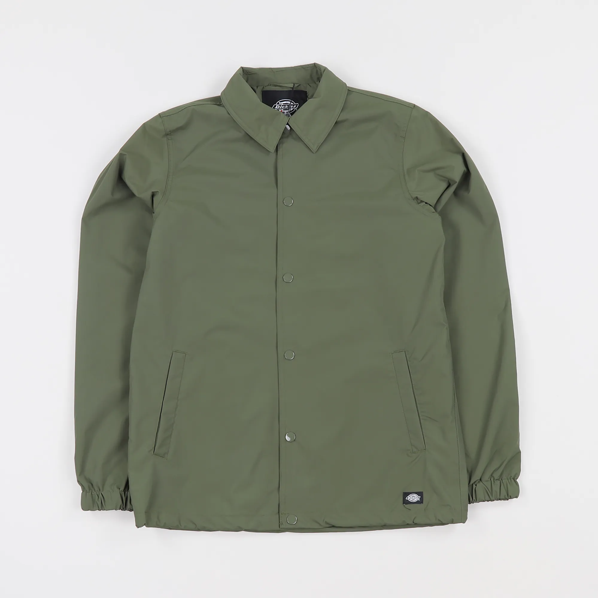 Mens Jacket Garageland Dickies Torrance Jacket Olive Dickies Mens