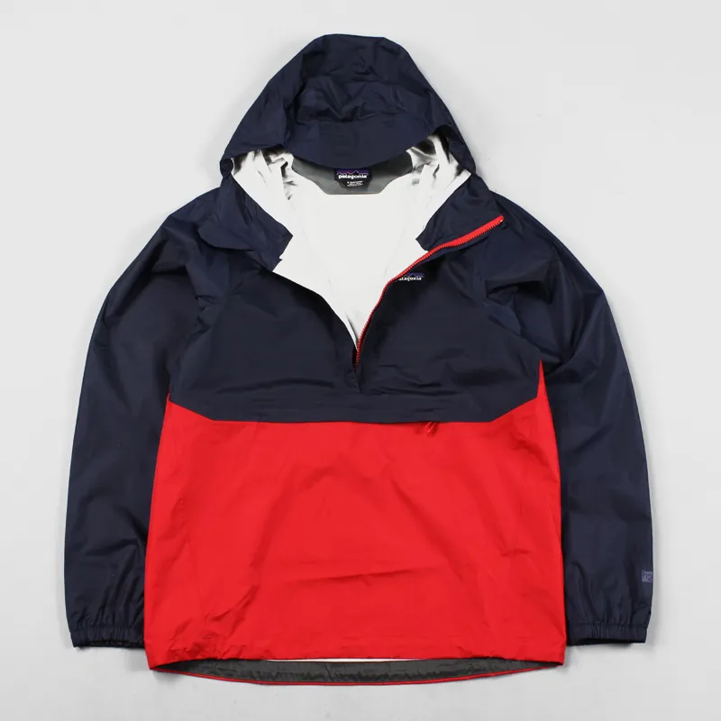Patagonia Mens Torrentshell Pullover Jacket Navy Blue-1