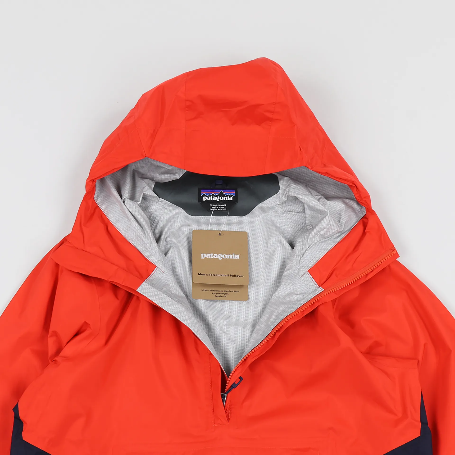 Patagonia Torrentshell Pullover Jacket Paintbrush Red