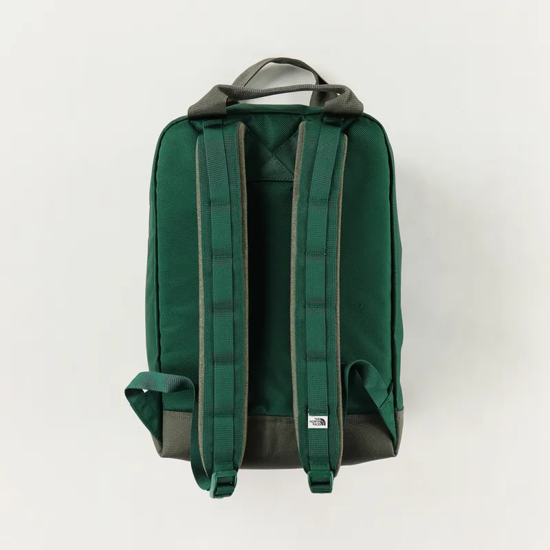 The North Face Tote Backpack Night Green New Taupe Green-3