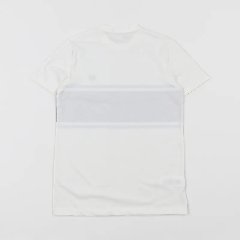 Fred Perry Colour Block T Shirt Snow White-2