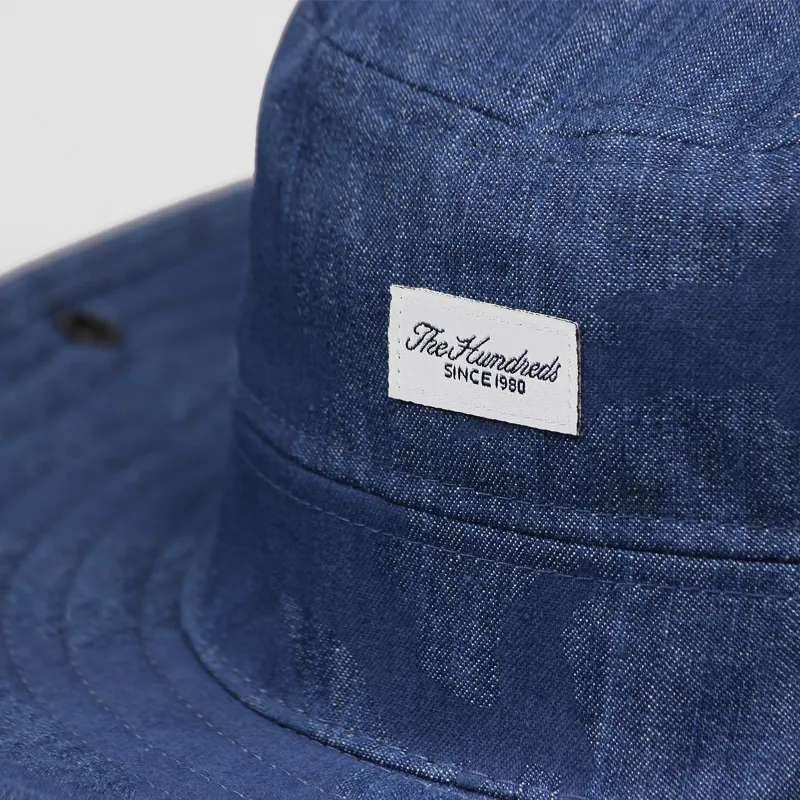 The Hundreds Trade Safari Bucket Hat Navy-1