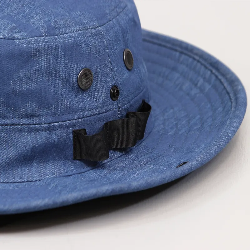 The Hundreds Trade Safari Bucket Hat Navy-2