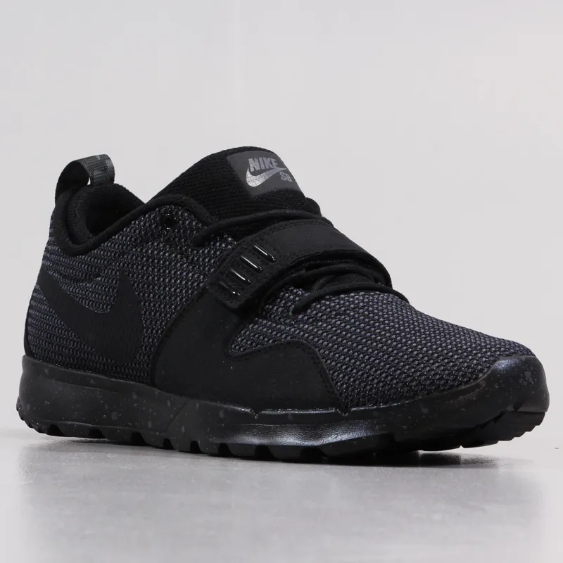 Nike SB Trainerendor Shoes Black Dark Grey
