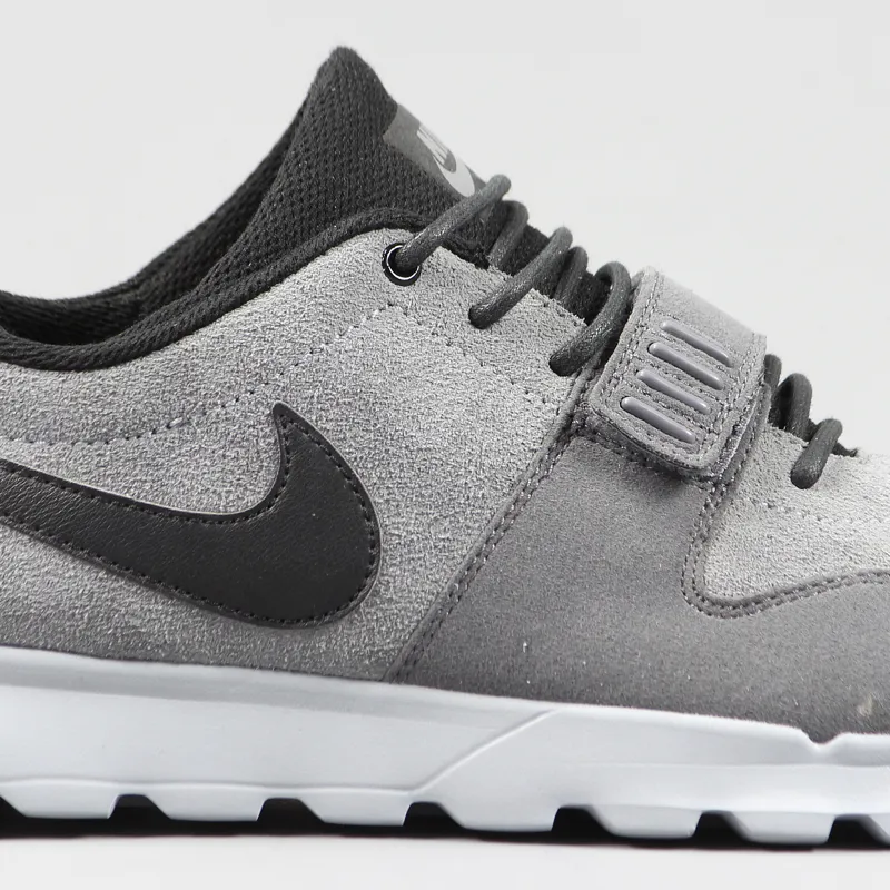 Nike SB Trainerendor L Shoes Grey Black-2
