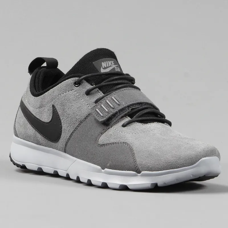 Nike SB Trainerendor L Shoes Grey Black-4