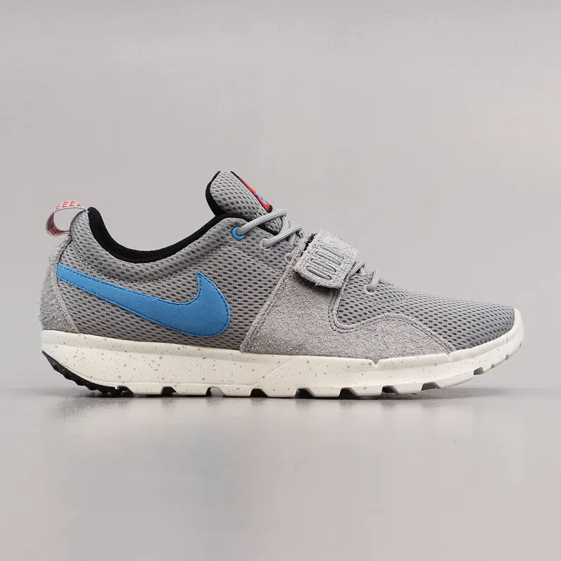 Nike SB Trainerendor Shoes Base Grey Vivid Blue