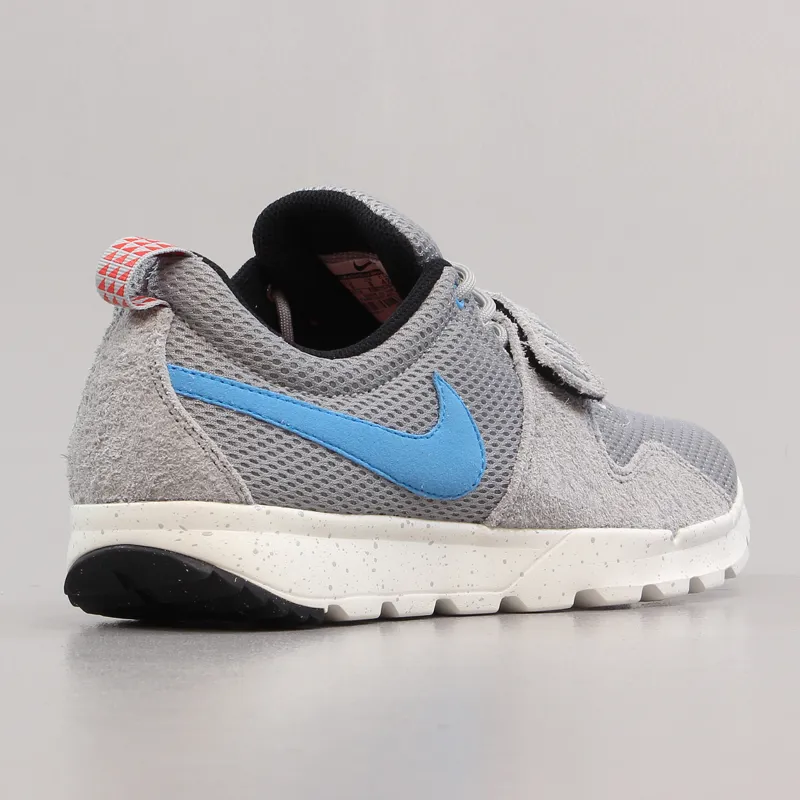 Nike SB Trainerendor Shoes Base Grey Vivid Blue-5