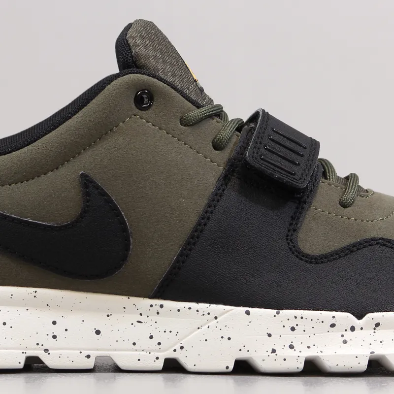 Nike SB Trainerendor Shoes Medium Olive Black-2