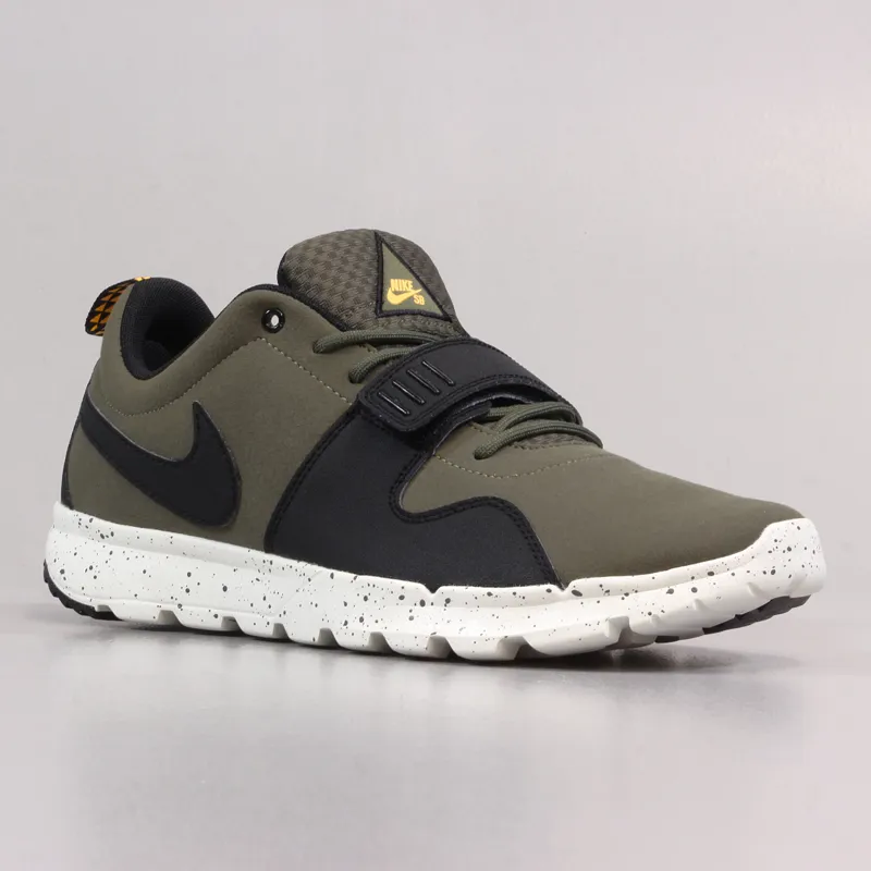 Nike SB Trainerendor Shoes Medium Olive Black-4