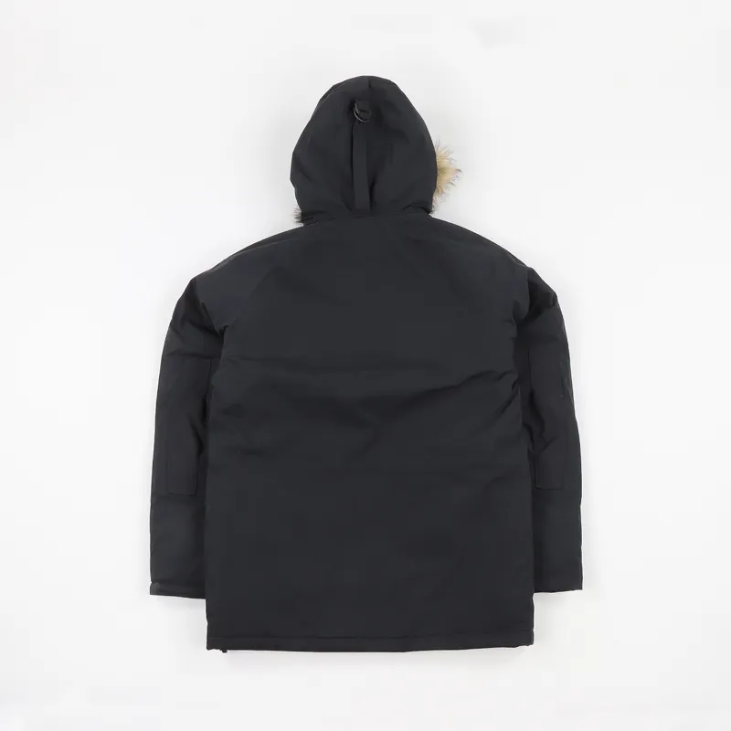 Carhartt Work In Progress Mens Trapper Parka Jacket Black Coat