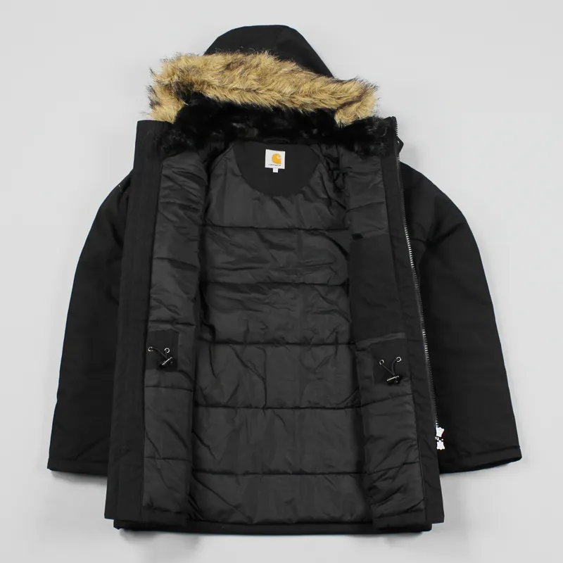 Carhartt Trapper Parka Jacket Black-2