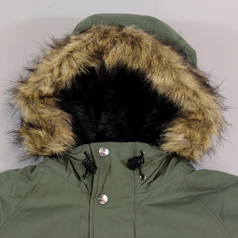 Carhartt Trapper Parka Jacket Glade Green Black-1