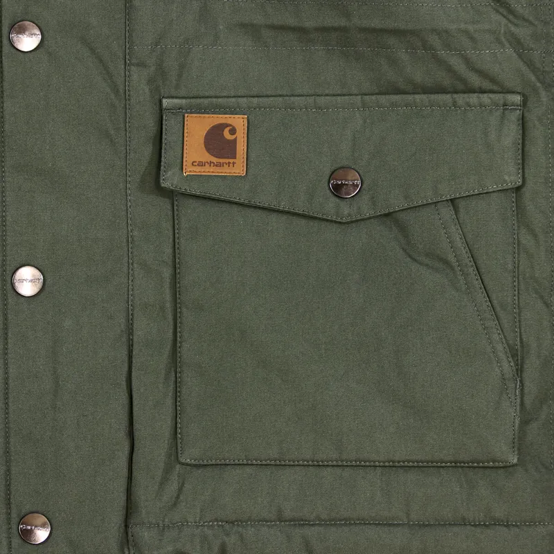 Carhartt Trapper Parka Jacket Glade Green Black-3