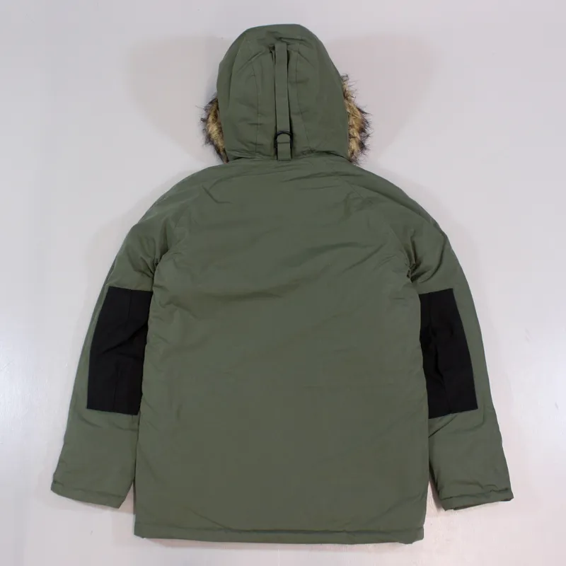 Carhartt Trapper Parka Jacket Glade Green Black-6