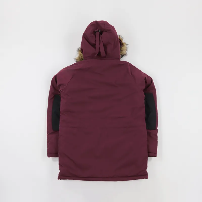 Carhartt WIP Trapper Parka Jacket Mulberry Black-5