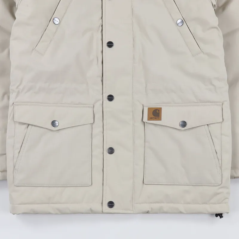 Carhartt WIP Trapper Parka Jacket Wall Black-2