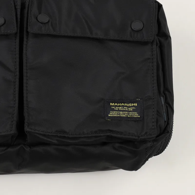 Maharishi Travel Waist Bag Black-2