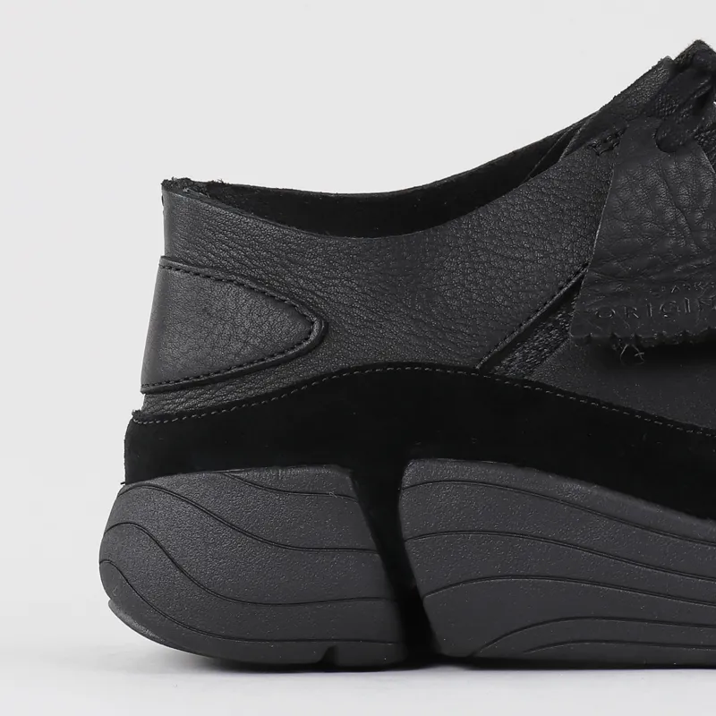 Clarks Originals Trigenic Evo Black Leather-1