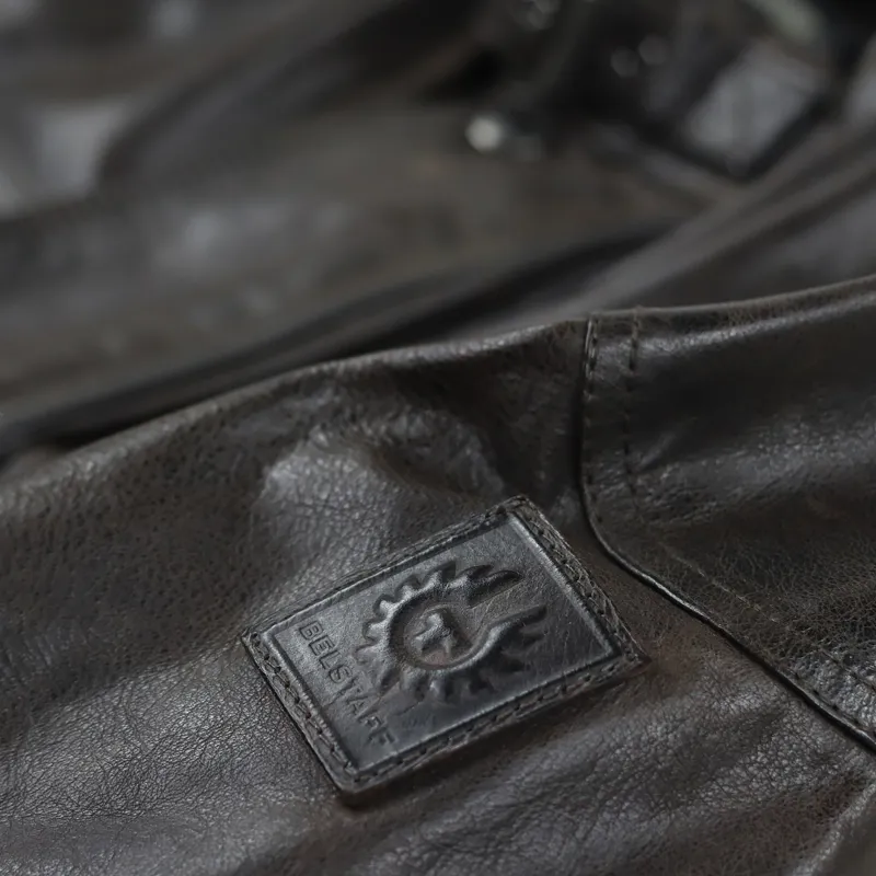 Belstaff Trialmaster Panther Jacket Black Brown Leather-3