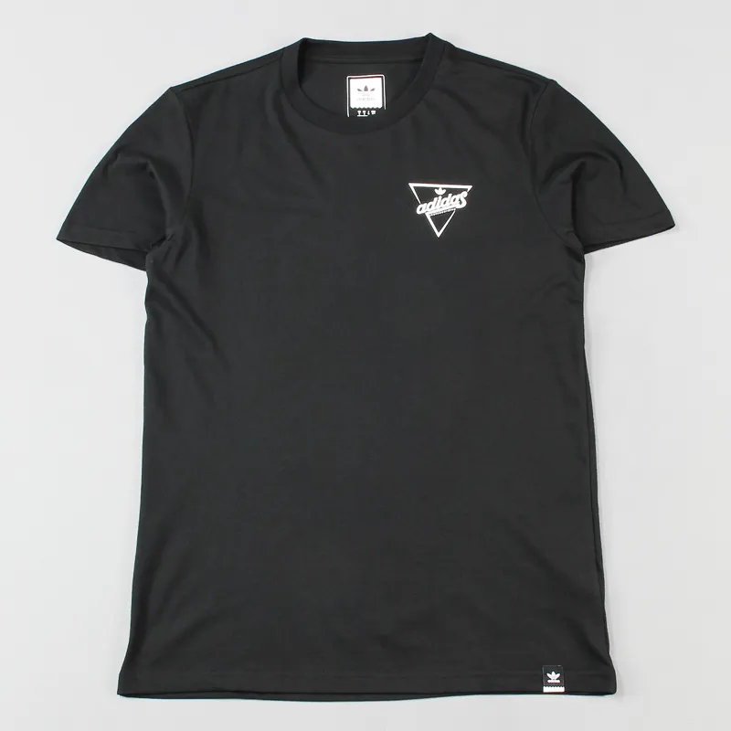 Adidas Triangle T Shirt Black