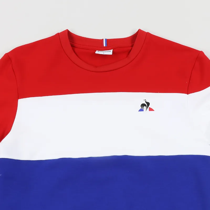 Le Coq Sportif Tricolore Crew Sweat Red White Blue-1