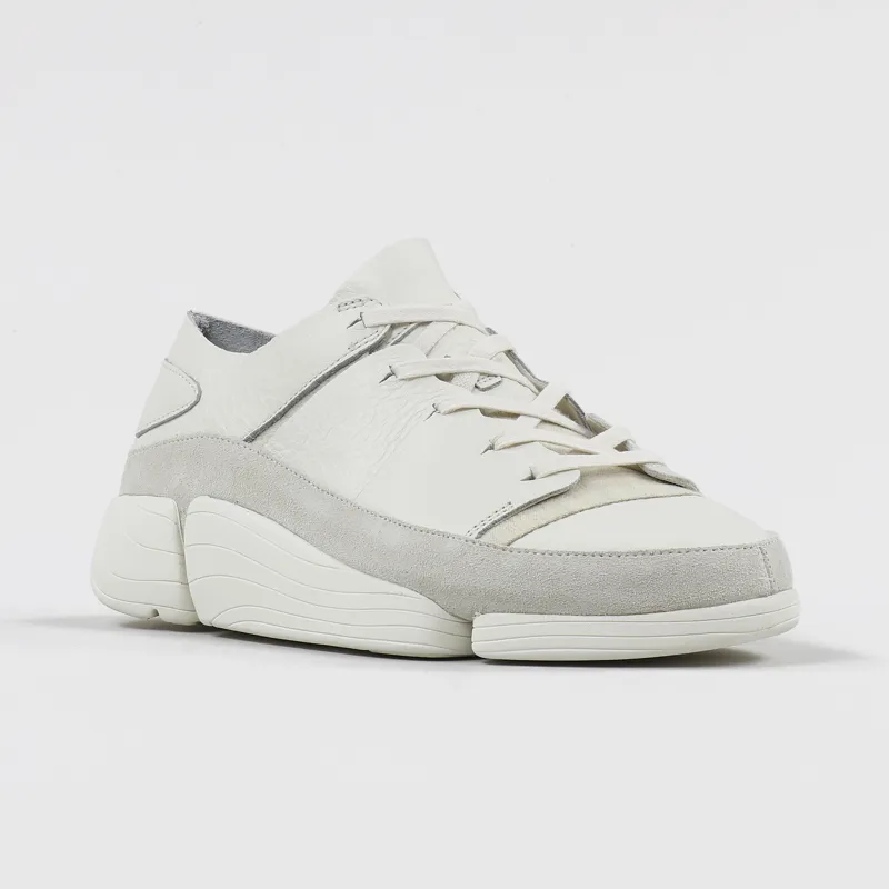 Clarks Originals Trigenic Evo Shoes White Leather-4