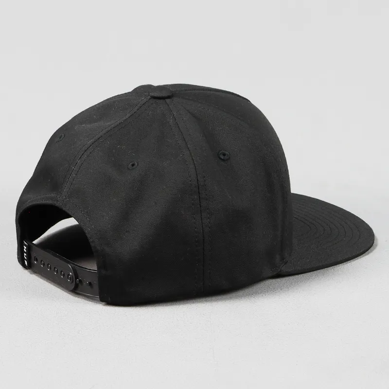 Huf Triple Triangle Snapback Cap Black-2