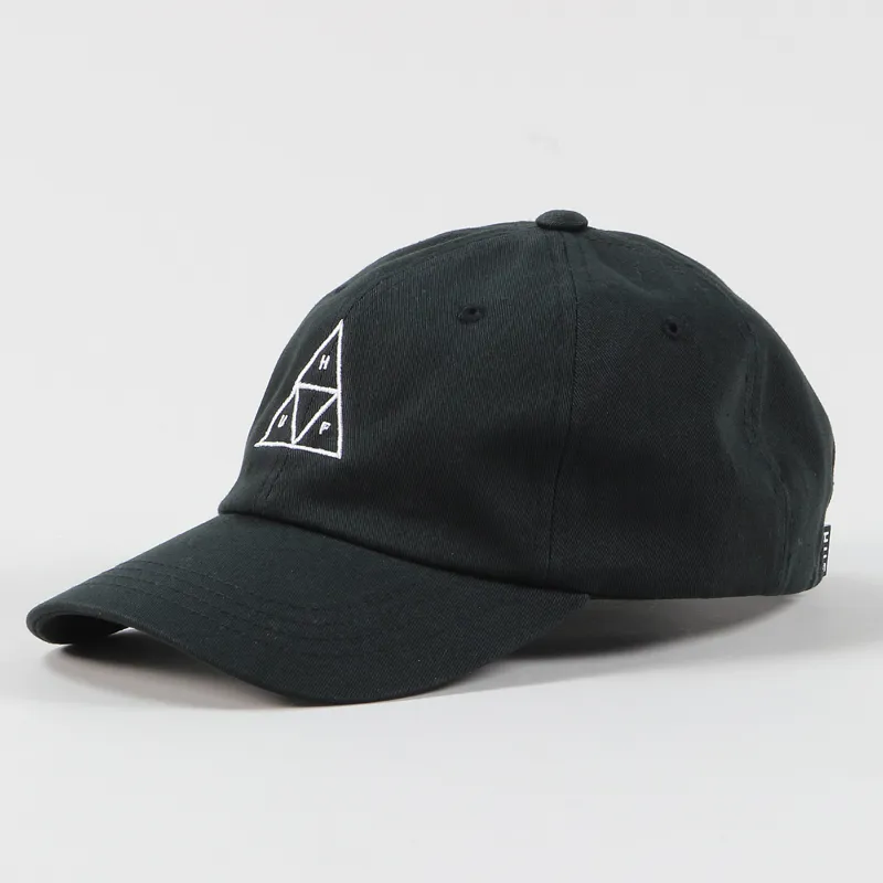 Huf Triple Triangle Curved Dad Cap Black