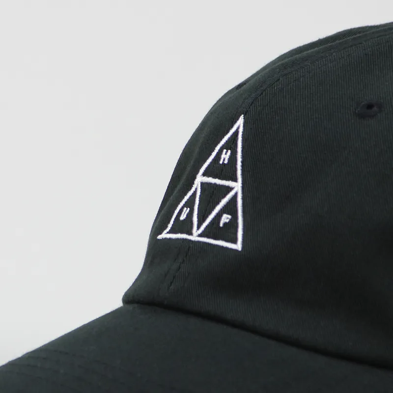 Huf Triple Triangle Curved Dad Cap Black-1
