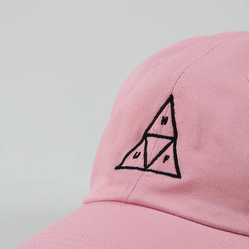 Huf Triple Triangle Curved Dad Cap Pink-4