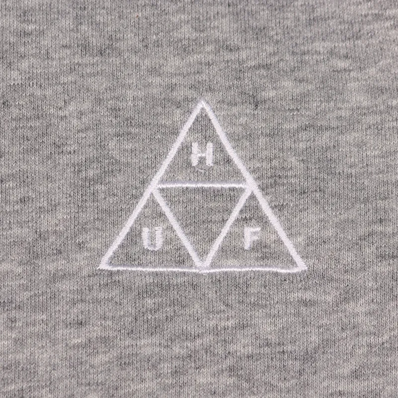 Huf Triple Triangle Raglan Hoodie Navy Grey Heather-1