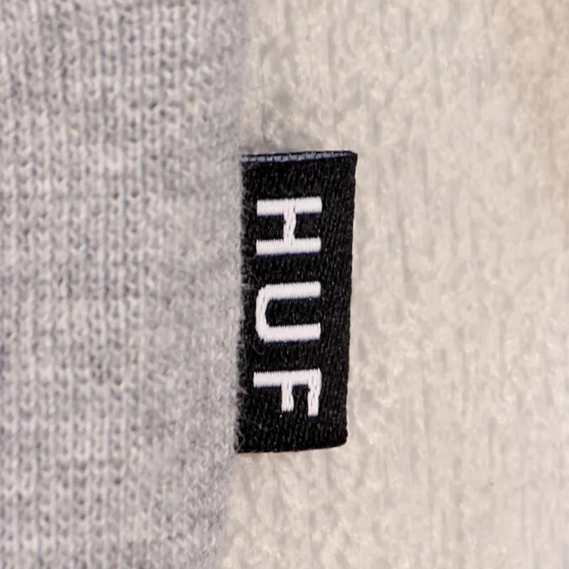 Huf Triple Triangle Raglan Hoodie Navy Grey Heather-2
