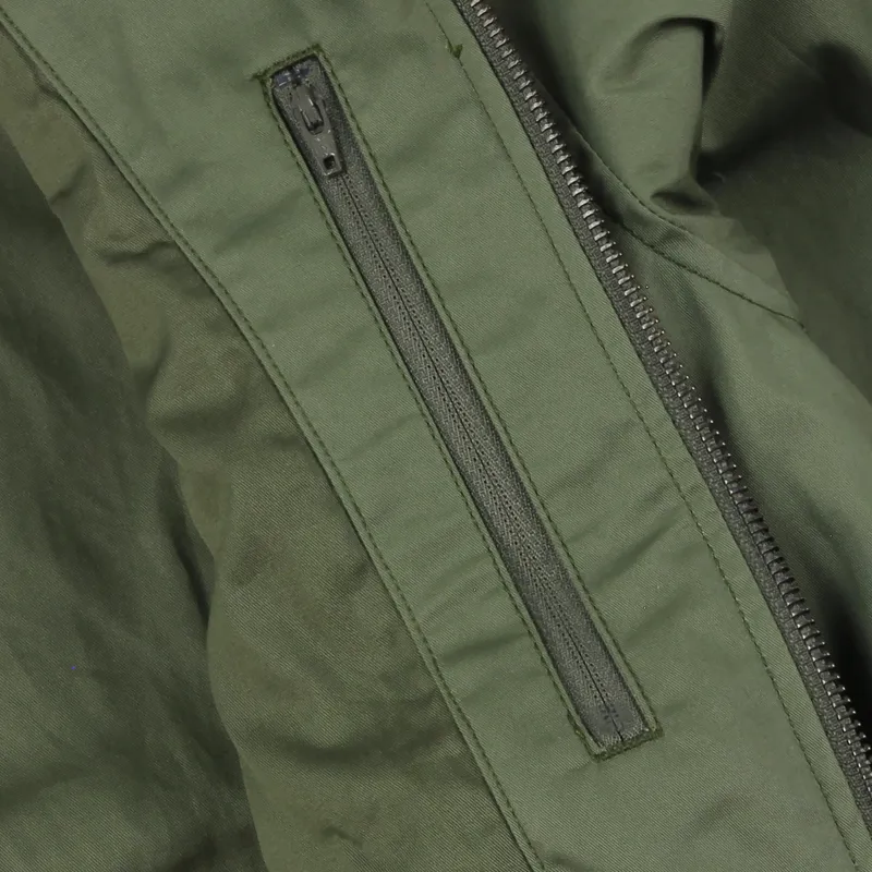 Fred Perry Tramline Bomber Jacket Olive Drab-3