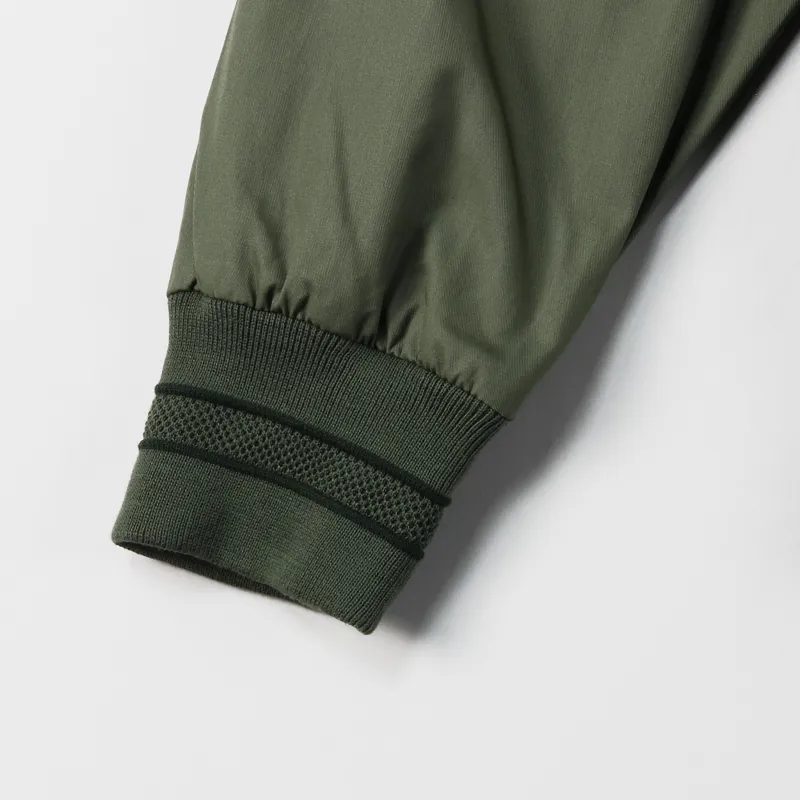 Fred Perry Tramline Bomber Jacket Olive Drab-5