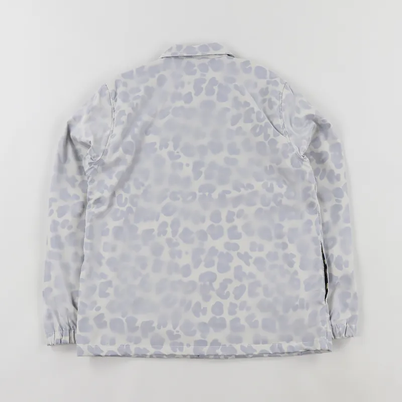 Stussy Translucent Coach Jacket Leopard-4