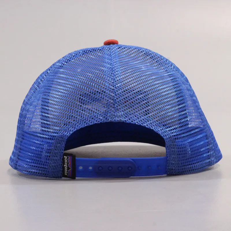 Patagonia Trucker Hat P6 White Red Blue-4