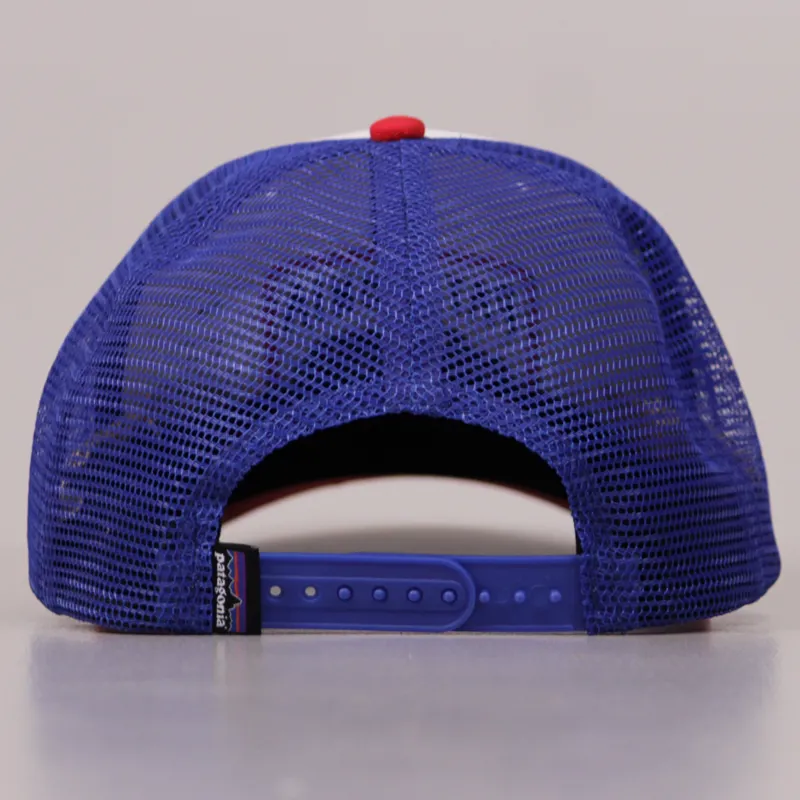 Patagonia Trucker Cap Red White Blue-3