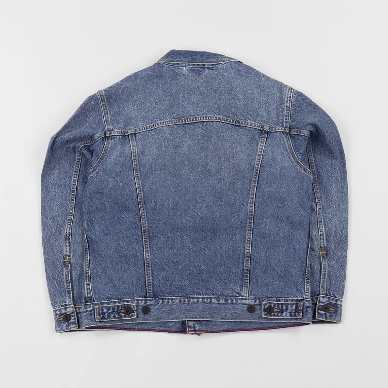 Levis Skateboarding Mens Trucker Denim Jacket SE Miguel Blue