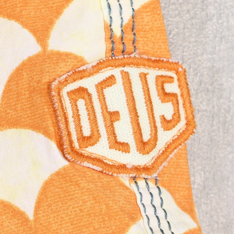 Deus Ex Machina Tugu Scales Board Shorts Orange-1