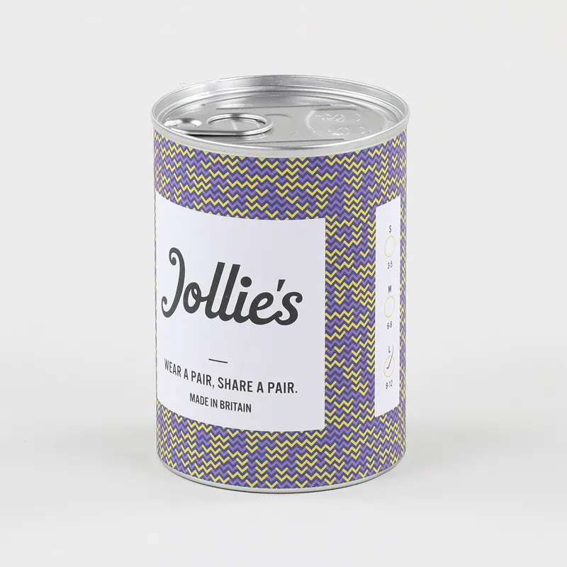 Jollie Socks Twisted Purple-1