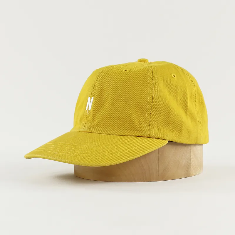 Norse Projects Twill Sports Cap Montpellier Yellow