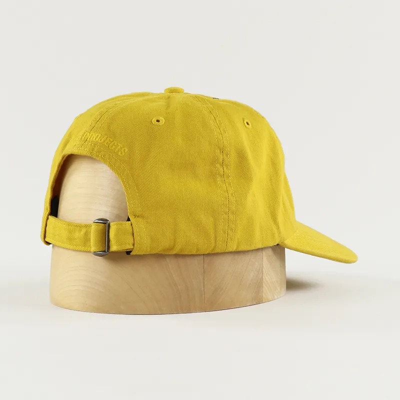 Norse Projects Twill Sports Cap Montpellier Yellow-1