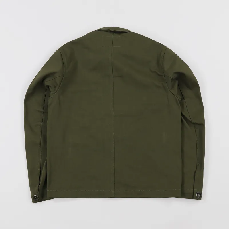 Norse Projects Tyge Service Twill Jacket Sitka Green-4