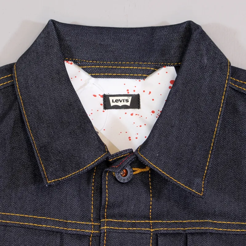 Levis Skate Type 2 Mens Denim Trucker Jacket Rigid Indigo